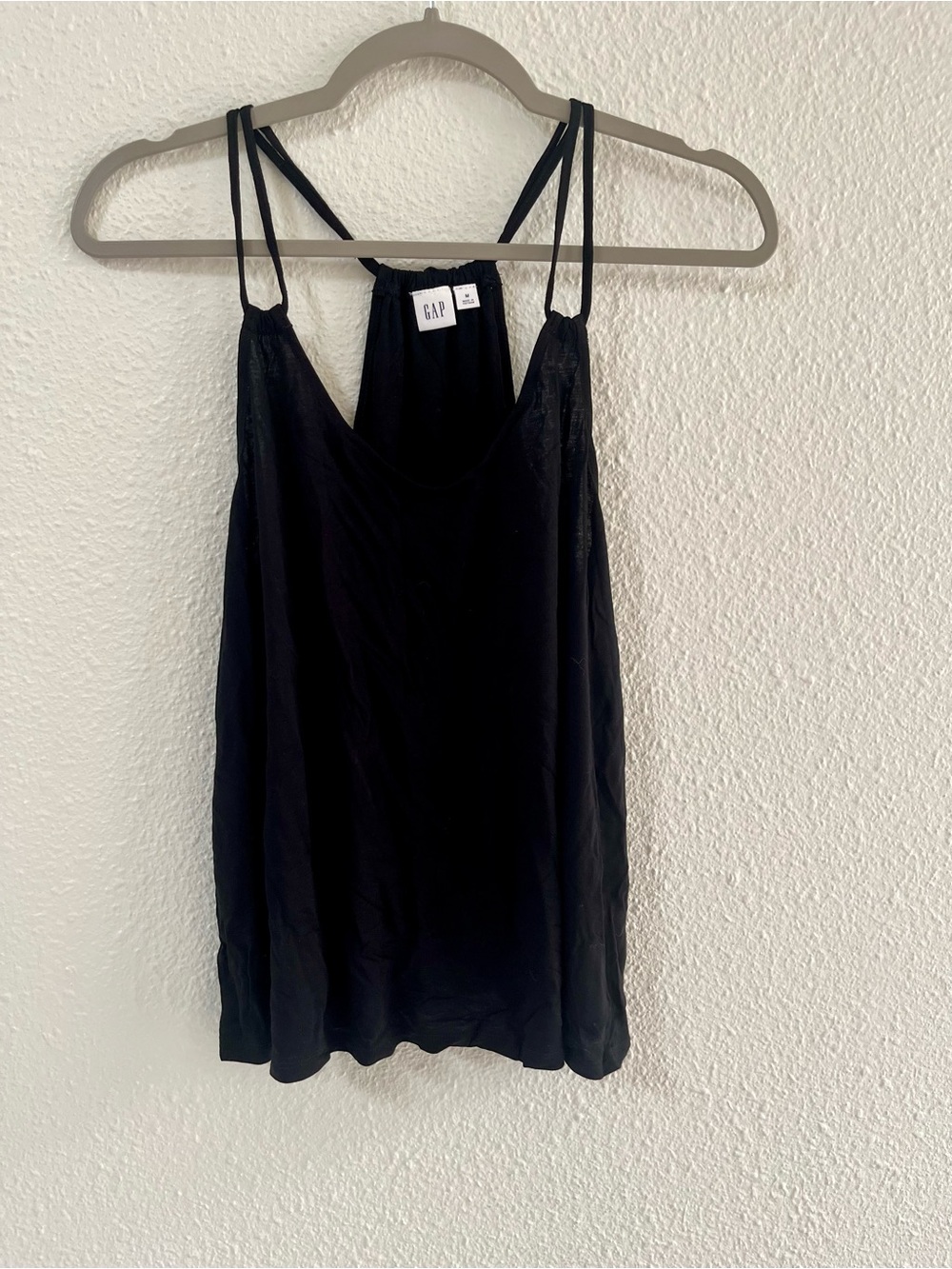 NWT GAP Black Spaghetti Strap Tank Top